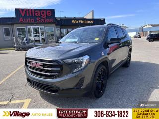 <b>Heated Seats,  Remote Start,  Rear View Camera,  Android Auto,  Apple CarPlay!</b><br> <br> We sell high quality used cars, trucks, vans, and SUVs in Saskatoon and surrounding area.<br> <br>   With sleek new look, a comfortable interior and spirited driving dynamics, this GMC Terrain is hard to beat. This  2019 GMC Terrain is for sale today. <br> <br>TThe GMC Terrain is a refined and comfortable compact SUV, designed with relentless engineering and modern technology. With its redesign in 2018, the Terrain trades many of its old controversial design cues for new styling elements, like boomerang-shaped headlights and floating-roof styling. The interior has a clean design, with upscale materials like soft-touch surfaces and premium trim. The Terrain also offers plenty of cargo room behind the backseat and 63.3 cubic feet with the backseat folded. Quiet, spacious and comfortable, this Terrain is exactly what youd expect from the Professional Grade SUV! This  SUV has 119,821 kms. Its  grey in colour  . It has a 9 speed automatic transmission and is powered by a  252HP 2.0L 4 Cylinder Engine.  It may have some remaining factory warranty, please check with dealer for details. <br> <br> Our Terrains trim level is SLE. This amazing crossover comes with some impressive standard features. Automatic stop/start to reduce idle and increase fuel efficiency, hill descent control, StabiliTrak electronic stability and traction control, aluminum wheels, active aero shutters, automatic on/off headlamps, LED accent lighting, heated power side mirrors, and LED signature taillamps provide a beautiful blend of fuel efficiency, capability, and style. The interior is loaded with Driver Information Centre display, 4G WiFi, heated front seats, active noise cancellation, rear charge only USB ports, remote start, Teen Driver Technology, leather steering wheel, dual zone automatic climate control, flat folding seats including front passenger, GMC Connected Access capable, keyless open and start, a 7 inch touchscreen, Apple CarPlay, Android Auto, and Bluetooth. This vehicle has been upgraded with the following features: Heated Seats,  Remote Start,  Rear View Camera,  Android Auto,  Apple Carplay,  Bluetooth,  Remote Keyless Entry. <br> <br>To apply right now for financing use this link : <a href=https://www.villageauto.ca/car-loan/ target=_blank>https://www.villageauto.ca/car-loan/</a><br><br> <br/><br> Buy this vehicle now for the lowest bi-weekly payment of <b>$171.66</b> with $0 down for 84 months @ 5.99% APR O.A.C. ( Plus applicable taxes -  Plus applicable fees   ).  See dealer for details. <br> <br><br> Village Auto Sales has been a trusted name in the Automotive industry for over 40 years. We have built our reputation on trust and quality service. With long standing relationships with our customers, you can trust us for advice and assistance on all your motoring needs. </br>

<br> With our Credit Repair program, and over 250 well-priced vehicles in stock, youll drive home happy, and thats a promise. We are driven to ensure the best in customer satisfaction and look forward working with you. </br> o~o