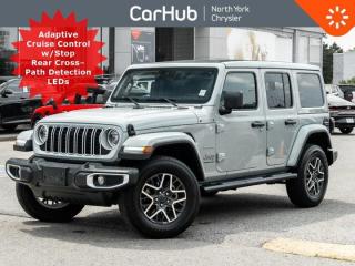 Used 2024 Jeep Wrangler Sahara Sky-Roof Blind Spot Rear CrossPath Detection for sale in Thornhill, ON