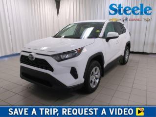 Discover excellence behind the wheel of our 2022 Toyota RAV4 LE AWD in White! Motivated by a 2.5 Litre Dynamic Force 4 Cylinder delivering 203hp matched with an 8 Speed Direct Shift Automatic transmission. This All Wheel Drive SUV also offers terrain management, nimble handling, and the ability to achieve approximately 6.9L/100km on the highway. Bold lines and a dramatic grille set the tone for RAV4 styling, while LED lighting, chrome exhaust outlets, and a rear spoiler add a touch of sporty sophistication. Our LE cabin will meet your daily needs and then some with comfortable heated fabric seats, a multifunction steering wheel, a filtered climate-control system, keyless entry, a 4.2-inch driver display, and technology for staying ahead of your busy days with ease. A 7-inch touchscreen and voice control help you connect at will with your choice of Android Auto®, Apple CarPlay®, WiFi compatibility, Bluetooth®, and Amazon Alexa compatibility. The six-speaker sound system lets you listen to your favorite tunes or talk, too. Toyota Safety Sense technology helps take care of you as you explore your world with a backup camera, adaptive cruise control, lane-keeping assistance, forward collision warning, automatic braking, pedestrian detection, and more. Roomy and versatile, our RAV4 LE is a daily driver that can do a lot more! Save this Page and Call for Availability. We Know You Will Enjoy Your Test Drive Towards Ownership! Steele Chevrolet Atlantic Canadas Premier Pre-Owned Super Center. Being a GM Certified Pre-Owned vehicle ensures this unit has been fully inspected fully detailed serviced up to date and brought up to Certified standards. Market value priced for immediate delivery and ready to roll so if this is your next new to your vehicle do not hesitate. Youve dealt with all the rest now get ready to deal with the BEST! Steele Chevrolet Buick GMC Cadillac (902) 434-4100 Metros Premier Credit Specialist Team Good/Bad/New Credit? Divorce? Self-Employed?