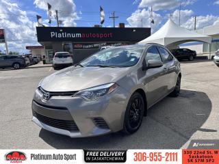 Used 2016 Toyota Corolla LE -  Heated Seats -  Bluetooth for sale in Saskatoon, SK