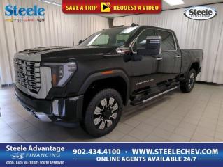The right choice for any adventure, our Diesel powered 2024 GMC Sierra 2500HD Denali Crew Cab 4X4 in Onyx Black is sure to impress! Motivated by a TurboCharged 6.6 Litre DuraMax Diesel V8 offering 470hp and 975lb-ft of torque to a 10 Speed Allison Automatic transmission for advanced capability. This Four Wheel Drive truck is also easy to handle on the road or off with Digital Variable Steering, an off-road suspension, and a 2-speed transfer case. Deluxe Sierra design cues include LED lighting, 20-inch wheels, chrome assist steps, a sunroof, matching recovery hooks, a spray-on bedliner, and an exclusive MultiPro tailgate. Look inside, you will find our Denali pampers you with features like heated/ventilated perforated-leather power front and heated rear seats, a heated-wrapped steering wheel, dual-zone automatic climate control, open-pore wood trim, a power rear window, and remote start. Backed by Bose audio, the infotainment system bundles a 12.3-inch driver display, a 13.4-inch touchscreen, WiFi compatibility, wireless charging, Apple CarPlay®/Android Auto®, Google Built-in, Bluetooth®, and voice control. GMC delivers smart driver assistance with HD surround vision with a bed-view camera, trailer-compatible blind-spot monitoring, a ProGrade trailering system, automatic braking, front/rear parking sensors, trailer-sway control, and more. When tough jobs call, our bold Sierra 2500 Denali is ready to answer! Save this Page and Call for Availability. We Know You Will Enjoy Your Test Drive Towards Ownership! Metros Premier Credit Specialist Team Good/Bad/New Credit? Divorce? Self-Employed?
