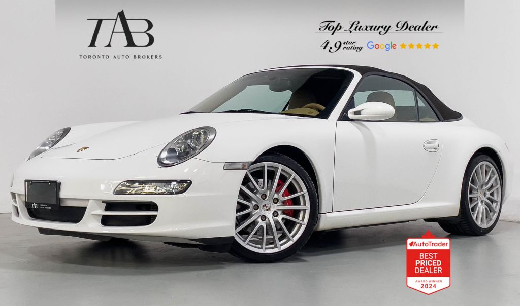 Used 2007 Porsche 911 CARRERA S CABRIOLET 6 SPEED SPORT CHRONO PKG for Sale in Vaughan, Ontario