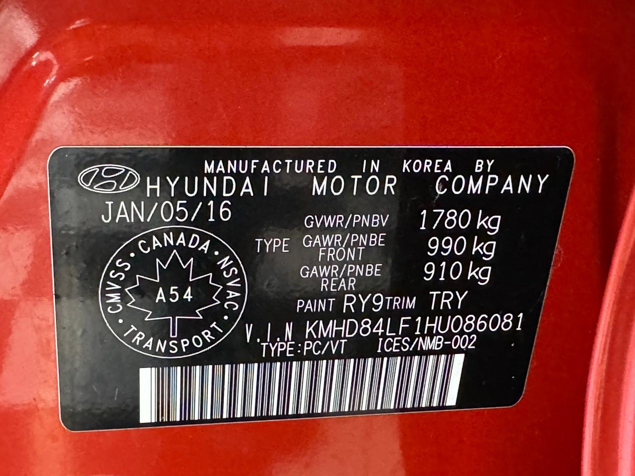 2017 Hyundai Elantra Limited+New Tires+Brakes+Roof+Camera+HeatedLeather - Photo #38