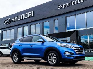 <p> Purchasing the perfect vehicle couldnt be easier! Make the right choice with this dependable 2018 Hyundai Tucson. Side Impact Beams, Rear Parking Sensors, Rear Child Safety Locks, Outboard Front Lap And Shoulder Safety Belts -inc: Rear Centre 3 Point, Height Adjusters and Pretensioners, Electronic Stability Control (ESC). </p> <p><strong> This Hyundai Tucson Passed the Test! </strong><br /> KBB.com 10 Best SUVs Under $25,000, KBB.com 5-Year Cost to Own Awards, KBB.com 10 Most Awarded Brands. </p> <p><strong>Fully-Loaded with Additional Options</strong><br>CARIBBEAN BLUE, BLACK, LEATHER SEAT TRIM, Wheels: 17 x 7.0J Alloy, Variable Intermittent Wipers w/Heated Wiper Park, Trunk/Hatch Auto-Latch, Trip Computer, Transmission: 6-Speed Automatic w/OD -inc: lock-up torque converter and electronic shift lock system, Transmission w/Driver Selectable Mode and SHIFTRONIC Sequential Shift Control, Tires: P225/60R17 All-Season, Tailgate/Rear Door Lock Included w/Power Door Locks.</p> <p><strong> Visit Us Today </strong><br> For a must-own Hyundai Tucson come see us at Experience Hyundai, 15 Mount Edward Rd, Charlottetown, PE C1A 5R7. Just minutes away!</p>