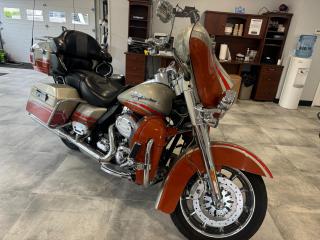 Bike is in great shape!  110, heated grips, great sound system, cruise.  Odometer reads 133,000km- Harley put in a new engine less than 5,000km ago- we have all documentation.  Come see it in our showroom 469 the Kingsway.