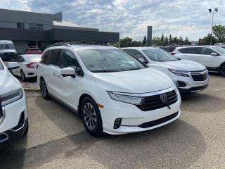 <p>Fully Inspected, ALL Work Complete and Included in Price! Call Us For More Info at 587-409-5859</p>  <p>Meet the 2022 Honda Odyssey EX-L RES, the ultimate family van that combines style, comfort, and fun! This minivan is your perfect partner for every family adventure, big or small. With its sleek exterior and modern design, the Odyssey EX-L RES doesnt just get you from point A to point Bit makes the journey enjoyable.</p>  <p>Inside, youll find plush leather-trimmed seats, perfect for keeping everyone comfortable, whether its a quick trip to the store or a cross-country expedition. The rear entertainment system (RES) will keep the kids entertained with their favorite movies and shows, making Are we there yet? a thing of the past.</p>  <p>Safety is a top priority with the Honda Sensing® suite, offering features like collision mitigation braking and lane-keeping assist. Youll drive with peace of mind knowing your family is protected. Plus, the hands-free power tailgate and power sliding doors make loading up for soccer practice or a weekend getaway a breeze.</p>  <p>Dont forget about the powerful V6 engine under the hood, providing a smooth and responsive drive. The 2022 Honda Odyssey EX-L RES is more than just a minivanits your familys new best friend on the road!</p>  <p>Call 587-409-5859 for more info or to schedule an appointment! Listed Pricing is valid for 72 hours. Financing is available, please see dealer for term availability and interest rates. AMVIC Licensed Business.</p>