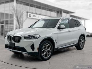 Used 2022 BMW X3 xDrive30i Essentials | CPO | Clean CARFAX for sale in Winnipeg, MB