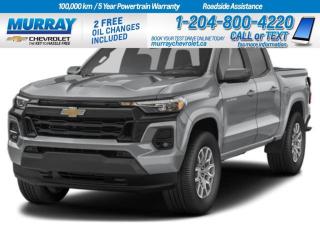 Experience the perfect fusion of power and convenience in this brand new 2024 Chevrolet Colorado 4WD ZR2. Designed to thrill, this Crew Cab Pickup is ready to take on any journey, whether its a drive through the bustling city or an off-road adventure.  Under the hood, the 2.7L Turbocharged Gas I4 engine ensures an exhilarating drive every time. It doesnt matter if youre navigating through the busy streets of Winnipeg or conquering rugged terrains elsewhere; this truck delivers exceptional performance without compromising on fuel efficiency.  The Chevrolet Colorado 4WD ZR2 is more than just a powerhouse. Its a luxurious Crew Cab Pickup designed with your comfort in mind. Inside, youll find a well-crafted interior that perfectly complements the vehicles dynamic exterior. Every journey becomes a pleasure when youre behind the wheel of this beauty.  At Murray Chevrolet Winnipeg, we believe in delivering nothing but the best. Thats why this brand new 2024 Chevrolet Colorado 4WD ZR2 is waiting for you to take it for a spin. Dont miss the chance to own this incredible vehicle. Come and test drive it today!  Dealer Permit #1740