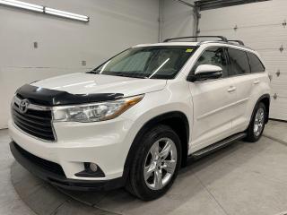Used 2015 Toyota Highlander LIMITED AWD| PANO ROOF | LEATHER | NAV |BLIND SPOT for sale in Ottawa, ON