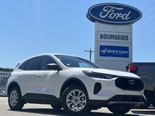 <b>Navigation, Heated Seats, Cold Weather Package, Heated Steering Wheel, Remote Engine Start!</b><br> <br> <br> <br>Please note that on 2024 Escape PHEV models, the price includes the $5000 in Federal Government iZEV rebates for customers that choose to purchase or lease their new Ford Escape PHEV over 48 months. Federal incentive may vary for shorter term leases.   Unique and classy, this Ford Escape offers everything youre looking for in a mid sized SUV. <br> <br>This Ford Escape was built for an active lifestyle and offers plenty of options for you to hit the road in your own individual style. Whether you need a family SUV for soccer practice, a capable adventure vehicle, or both, the versatile Ford Escape has you covered. Built for those who live on the go, the 2024 Ford Escape is made to be unstoppable.<br> <br> This oxford white SUV  has a 8 speed automatic transmission and is powered by a  180HP 1.5L 3 Cylinder Engine.<br> <br> Our Escapes trim level is Active. Immensely practical and stylish, this Ford Escape Active packs amazing standard features such as a power-operated liftgate for rear cargo access, LED headlights with automatic high beams, an 8-inch infotainment screen powered by SYNC 4 with wireless Apple CarPlay and Android Auto, FordPass Connect with 4G mobile internet hotspot access, and proximity keyless entry with push button start. Road safety features include blind spot detection, pre-collision assist with automatic emergency braking and a back-up camera, lane keeping assist, lane departure warning, and front and rear collision mitigation. Additional features include dual-zone climate control, front and rear cupholders, smart device remote engine start, and even more. This vehicle has been upgraded with the following features: Navigation, Heated Seats, Cold Weather Package, Heated Steering Wheel, Remote Engine Start, Tech Package, Lane Assist. <br><br> View the original window sticker for this vehicle with this url <b><a href=http://www.windowsticker.forddirect.com/windowsticker.pdf?vin=1FMCU9GN8RUA87249 target=_blank>http://www.windowsticker.forddirect.com/windowsticker.pdf?vin=1FMCU9GN8RUA87249</a></b>.<br> <br>To apply right now for financing use this link : <a href=https://www.bourgeoismotors.com/credit-application/ target=_blank>https://www.bourgeoismotors.com/credit-application/</a><br><br> <br/> 2.99% financing for 84 months.  Incentives expire 2024-07-02.  See dealer for details. <br> <br>Discount on vehicle represents the Cash Purchase discount applicable and is inclusive of all non-stackable and stackable cash purchase discounts from Ford of Canada and Bourgeois Motors Ford and is offered in lieu of sub-vented lease or finance rates. To get details on current discounts applicable to this and other vehicles in our inventory for Lease and Finance customer, see a member of our team. </br></br>Discover a pressure-free buying experience at Bourgeois Motors Ford in Midland, Ontario, where integrity and family values drive our 78-year legacy. As a trusted, family-owned and operated dealership, we prioritize your comfort and satisfaction above all else. Our no pressure showroom is lead by a team who is passionate about understanding your needs and preferences. Located on the shores of Georgian Bay, our dealership offers more than just vehiclesits an experience rooted in community, trust and transparency. Trust us to provide personalized service, a diverse range of quality new Ford vehicles, and a seamless journey to finding your perfect car. Join our family at Bourgeois Motors Ford and let us redefine the way you shop for your next vehicle.<br> Come by and check out our fleet of 70+ used cars and trucks and 260+ new cars and trucks for sale in Midland.  o~o