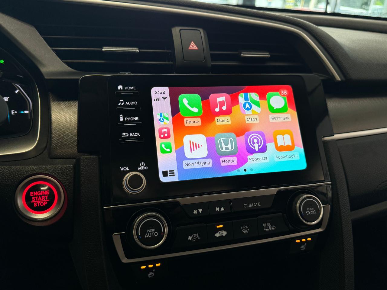 2019 Honda Civic EX+Roof+New Tires+Black Alloys+Tinted+CLEAN CARFAX - Photo #11