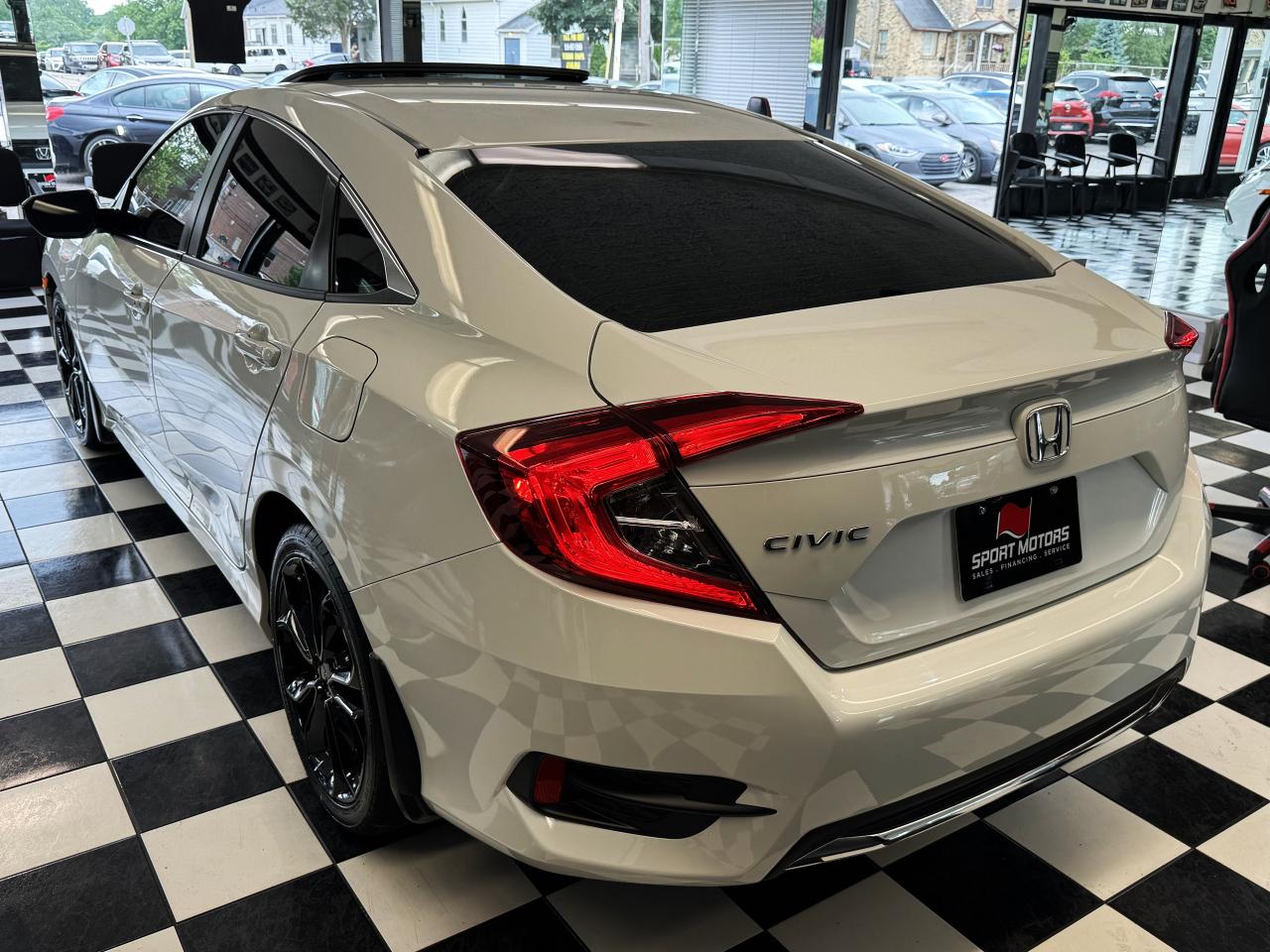 2019 Honda Civic EX+Roof+New Tires+Black Alloys+Tinted+CLEAN CARFAX - Photo #5