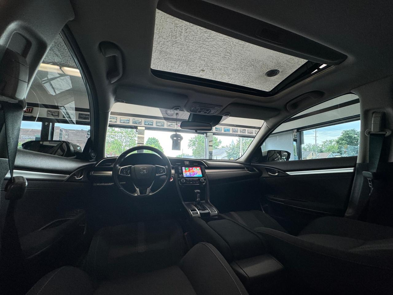 2019 Honda Civic EX+Roof+New Tires+Black Alloys+Tinted+CLEAN CARFAX - Photo #3