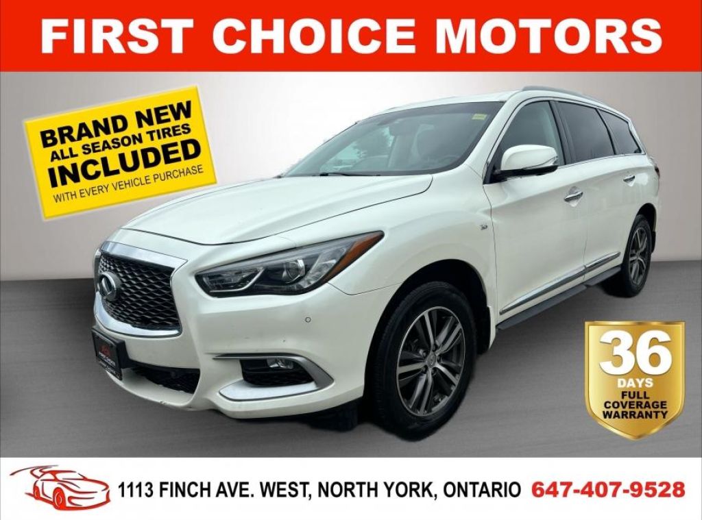Used 2016 Infiniti QX60 ~AUTOMATIC, FULLY CERTIFIED WITH WARRANTY!!!!~ for Sale in North York, Ontario
