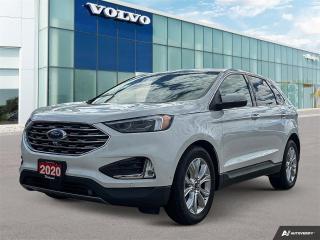 Used 2020 Ford Edge Titanium Lease Return | Local | Pano Roof for sale in Winnipeg, MB