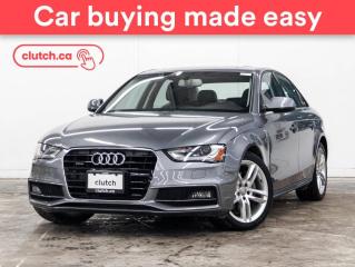 Used 2015 Audi A4 Technik Plus AWD w/ Heated Front Seats, Nav, Power Front Seats for sale in Toronto, ON