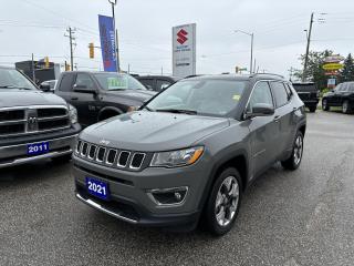 Used 2021 Jeep Compass Limited 4x4 ~Bluetooth ~Backup Camera ~Leather for sale in Barrie, ON