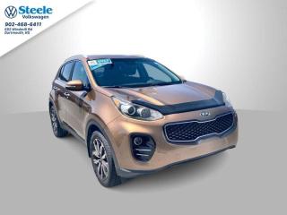 The 2017 Kia Sportage EX is a compact SUV known for its stylish design, comfortable interior, and array of features. Here are the key aspects and features of the 2017 Sportage EX:  1.   *Engine Options*: The Sportage EX is typically powered by a 2.4-liter four-cylinder engine that produces around 181 horsepower and is paired with a 6-speed automatic transmission. This engine provides adequate power for daily driving and offers a balance of performance and fuel efficiency.  2.   *Interior*: The interior of the 2017 Sportage EX is designed with comfort and convenience in mind. Standard features often include leather upholstery, heated front seats, a power-adjustable drivers seat, dual-zone automatic climate control, a leather-wrapped steering wheel, and push-button start. The cabin offers a modern and ergonomic layout with good visibility and ample space for passengers and cargo.  3.   *Technology*: It comes equipped with a range of technology features, including a 7-inch touchscreen infotainment system with Apple CarPlay and Android Auto compatibility, Bluetooth connectivity, USB ports, and a six-speaker sound system. Optional upgrades may include a larger touchscreen display, navigation, and a premium audio system.  4.   *Safety*: The 2017 Sportage EX typically includes advanced safety features such as blind-spot monitoring, rear cross-traffic alert, lane departure warning, autonomous emergency braking, and a rearview camera. These features enhance safety and provide peace of mind while driving.  5.   *Cargo Space*: The Sportage offers competitive cargo capacity in its class, with a versatile cargo area that can be expanded by folding down the rear seats in a 60/40 split. This flexibility makes it practical for carrying groceries, luggage, or larger items.  6.   *Driving Dynamics*: The Sportage EX delivers a balanced driving experience with responsive steering and a comfortable ride quality. It handles well on various road surfaces and is suitable for both city commuting and longer trips.Overall, the 2017 Kia Sportage EX combines a stylish exterior, comfortable interior, advanced technology features, and comprehensive safety systems in a compact SUV package. It appeals to buyers seeking a reliable and versatile vehicle with modern amenities for everyday use and occasional adventures.As a Steele Auto Certified vehicle, you have peace of mind that the vehicle has undergone a rigorous 85 point inspection and has been brought up to the highest of standards. Dont forget, at Steele Volkswagen we have financing options available for all credit situations!