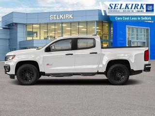 <b>Off Road Suspension,  Remote Engine Start,  Aluminum Wheels,  Apple CarPlay,  Android Auto!</b><br> <br>    Full-size trucks seem old-fashioned when youre driving this modern, midsize Chevy Colorado. This  2022 Chevrolet Colorado is fresh on our lot in Selkirk. <br> <br>This Chevrolet Colorado offers a new take on the midsize pickup truck. With its combination of rugged good looks, advanced technology, capable towing ability and fuel efficient engine, the Colorado is the truck that helps you push every boundary and accept any challenges. From tackling urban streets to driving off the beaten path, this pickup is definitely worth a first, second and third look. This  Crew Cab 4X4 pickup  has 39,930 kms. Its  white in colour  . It has an automatic transmission and is powered by a  308HP 3.6L V6 Cylinder Engine. <br> <br> Our Colorados trim level is Z71. Upgrading to this Z71 trim is a great choice as it comes with a larger 8 inch color touchscreen display featuring Android Auto and Apple CarPlay, a 6 speaker audio system and wireless streaming audio. It also includes unique aluminum wheels, an off-road suspension, automatic locking rear differential, automatic climate control, an EZ lift and lower tailgate, rear vision camera, leather wrapped steering wheel, 4G LTE and available built-in Wi-Fi, 4-way power driver and passenger seat, remote keyless entry, teen driver technology and so much more! This vehicle has been upgraded with the following features: Off Road Suspension,  Remote Engine Start,  Aluminum Wheels,  Apple Carplay,  Android Auto,  Power Seat,  Wireless Charging. <br> <br>To apply right now for financing use this link : <a href=https://www.selkirkchevrolet.com/pre-qualify-for-financing/ target=_blank>https://www.selkirkchevrolet.com/pre-qualify-for-financing/</a><br><br> <br/><br>Selkirk Chevrolet Buick GMC Ltd carries an impressive selection of new and pre-owned cars, crossovers and SUVs. No matter what vehicle you might have in mind, weve got the perfect fit for you. If youre looking to lease your next vehicle or finance it, we have competitive specials for you. We also have an extensive collection of quality pre-owned and certified vehicles at affordable prices. Winnipeg GMC, Chevrolet and Buick shoppers can visit us in Selkirk for all their automotive needs today! We are located at 1010 MANITOBA AVE SELKIRK, MB R1A 3T7 or via phone at 204-482-1010.<br> Come by and check out our fleet of 60+ used cars and trucks and 200+ new cars and trucks for sale in Selkirk.  o~o