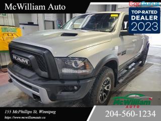 Used 2017 RAM 1500 Rebel 4x4Crew Cab 140 in. WB I SUNROOFI LEATHER SEATS I BACK UP CAM- for sale in Winnipeg, MB