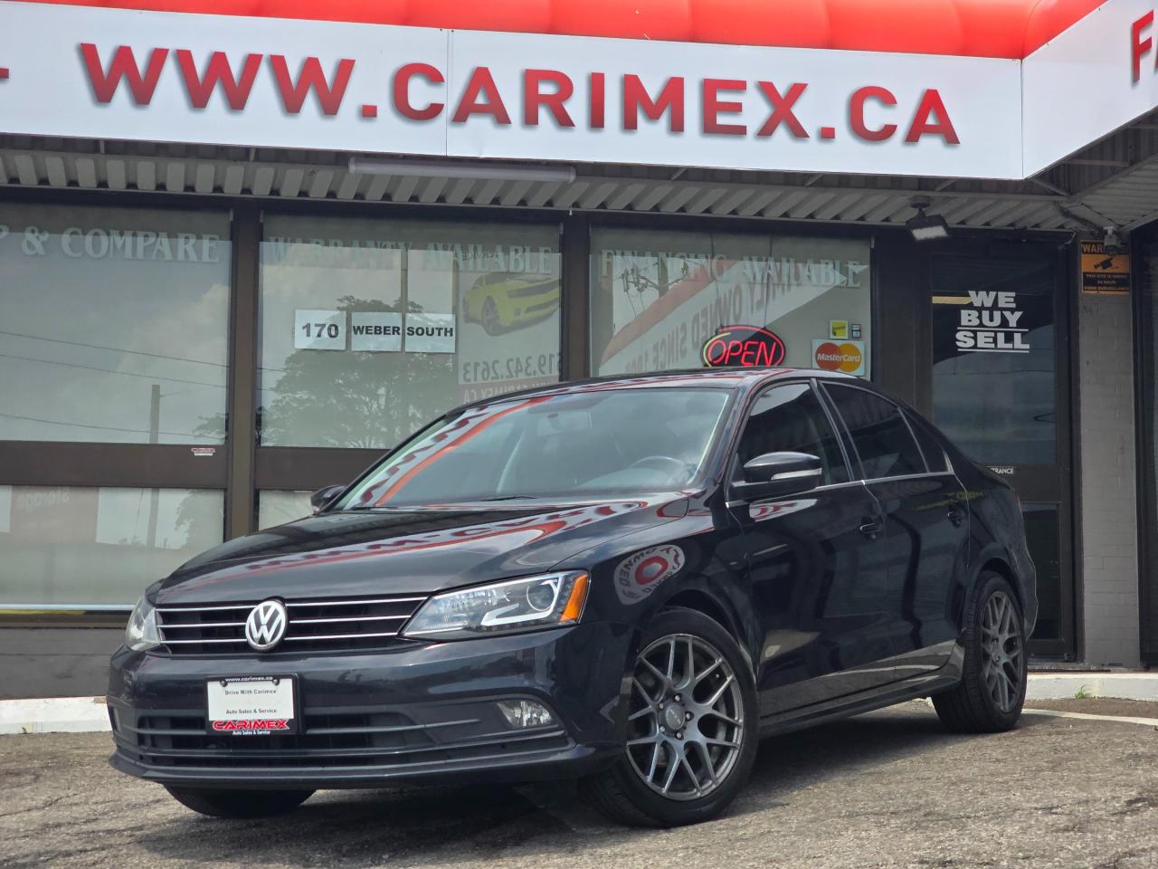 Used 2015 Volkswagen Jetta 1.8 TSI Highline Manual | Leather | Sunroof | Navi | BSM | Fender Sound for sale in Waterloo, ON