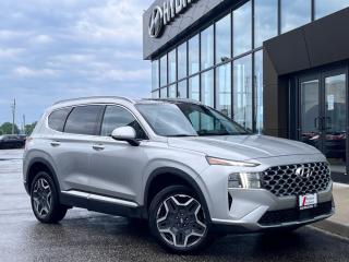 <b>Cooled Seats,  Sunroof,  Leather Seats,  Power Liftgate,  Android Auto!</b><br> <br>  Compare at $35020 - Our Price is just $34000! <br> <br>   This 2022 Santa Fe gets your to-do list done with striking style. This  2022 Hyundai Santa Fe Hybrid is fresh on our lot in Midland. <br> <br>Refinement wrapped in ruggedness, capability married to style, and adventure ready attitude paired to a comfortable drive. These things make this 2022 Santa Fe an amazing SUV. If you need a ready to go SUV that makes every errand an adventure and makes every adventure a journey, this 2022 Santa Fe was made for you.This  SUV has 98,466 kms. Its  t2x in colour  . It has a 6 speed automatic transmission and is powered by a  226HP 1.6L 4 Cylinder Engine. <br> <br> Our Santa Fe Hybrids trim level is Luxury AWD. A sunroof above the heated and cooled leather seats with memory settings makes the cabin in this Santa Fe Luxury feel like a luxurious getaway while a proximity activated liftgate makes your busy days easier. This Santa Fe is also equipped with proximity keys for hands free entry, parking sensors, dual zone automatic climate control for added ease of use, plus some styling upgrades to make you stand out. This fun and family friendly SUV also comes with touchscreen infotainment, Android Auto, Apple CarPlay, and Bluetooth to keep you entertained. Helping you stay safe is an advanced driver assist suite including lane keep assist, collision avoidance assist, and distance pacing cruise. Additional features include heated seats and steering wheel for comfort, aluminum wheels, chrome trim, automatic LED lighting, remote keyless entry, and rear view camera This vehicle has been upgraded with the following features: Cooled Seats,  Sunroof,  Leather Seats,  Power Liftgate,  Android Auto,  Apple Carplay,  Lane Keep Assist. <br> <br>To apply right now for financing use this link : <a href=https://www.bourgeoishyundai.com/finance/ target=_blank>https://www.bourgeoishyundai.com/finance/</a><br><br> <br/><br>BUY WITH CONFIDENCE. Bourgeois Auto Group, we dont just sell cars; for over 75 years, we have delivered extraordinary automotive experiences in every showroom, on the road, and at your home. Offering complimentary delivery in an enclosed trailer. <br><br>Why buy from the Bourgeois Auto Group? Whether you are looking for a great place to buy your next new or used vehicle find a qualified repair center or looking for parts for your vehicle the Bourgeois Auto Group has the answer. We offer both new vehicles and pre-owned vehicles with over 25 brand manufacturers and over 200 Pre-owned Vehicles to choose from. Were constantly changing to meet the needs of our customers and stay ahead of the competition, and we are committed to investing in modern technology to ensure that we are always on the cutting edge. We use very strategic programs and tools that give us current market data to price our vehicles to the market to make sure that our customers are getting the best deal not only on the new car but on your trade-in as well. Ask for your free Live Market analysis report and save time and money. <br><br>WE BUY CARS  Any make model or condition, No purchase necessary. We are OPEN 24 hours a Day/7 Days a week with our online showroom and chat service. Our market value pricing provides the most competitive prices on all our pre-owned vehicles all the time. Market Value Pricing is achieved by polling over 20000 pre-owned websites every day to ensure that every single customer receives real-time Market Value Pricing on every pre-owned vehicle we sell. Customer service is our top priority. No hidden costs or fees, and full disclosure on all services and Carfax®. <br><br>With over 23 brands and over 400 full- and part-time employees, we look forward to serving all your automotive needs! <br> Come by and check out our fleet of 30+ used cars and trucks and 60+ new cars and trucks for sale in Midland.  o~o