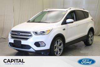 Used 2017 Ford Escape Titanium **Local Trade, Leather, Heated Seats, 2L, Navigation, Sunroof** for sale in Regina, SK