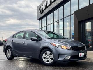 <b>Bluetooth,  SiriusXM,  Steering Wheel Audio Control,  Power Windows!</b><br> <br>  Compare at $13390 - Our Price is just $13000! <br> <br>   The 2017 Kia Forte is better than ever! Technology, design and comfort are its Forte. This  2017 Kia Forte is fresh on our lot in Midland. <br> <br>The 2017 Forte delivers more than youd expect from a compact sedan. Updated for 2017, the revisions revolve primarily around interior and exterior features plus a new engine that improves power and efficiency.  On the outside, the Forte has been updated with a new front bumper, fascia and grill which now connects to the headlamps. On the inside, a newly designed interior has been upgraded to this well appointed compact car. This  sedan has 98,007 kms. Its  silky silver in colour  . It has a 6 speed automatic transmission and is powered by a  147HP 2.0L 4 Cylinder Engine.  It may have some remaining factory warranty, please check with dealer for details. <br> <br> Our Fortes trim level is LX. This Kia Forte LX has an outstanding value. It comes standard with an AM/FM CD/MP3 player with an aux jack, a USB port, SiriusXM and Bluetooth, a trip computer, tilt and telescoping steering column, steering wheel audio control, power windows, power doors, power mirrors, and more. This vehicle has been upgraded with the following features: Bluetooth,  Siriusxm,  Steering Wheel Audio Control,  Power Windows. <br> <br>To apply right now for financing use this link : <a href=https://www.bourgeoishyundai.com/finance/ target=_blank>https://www.bourgeoishyundai.com/finance/</a><br><br> <br/><br>BUY WITH CONFIDENCE. Bourgeois Auto Group, we dont just sell cars; for over 75 years, we have delivered extraordinary automotive experiences in every showroom, on the road, and at your home. Offering complimentary delivery in an enclosed trailer. <br><br>Why buy from the Bourgeois Auto Group? Whether you are looking for a great place to buy your next new or used vehicle find a qualified repair center or looking for parts for your vehicle the Bourgeois Auto Group has the answer. We offer both new vehicles and pre-owned vehicles with over 25 brand manufacturers and over 200 Pre-owned Vehicles to choose from. Were constantly changing to meet the needs of our customers and stay ahead of the competition, and we are committed to investing in modern technology to ensure that we are always on the cutting edge. We use very strategic programs and tools that give us current market data to price our vehicles to the market to make sure that our customers are getting the best deal not only on the new car but on your trade-in as well. Ask for your free Live Market analysis report and save time and money. <br><br>WE BUY CARS  Any make model or condition, No purchase necessary. We are OPEN 24 hours a Day/7 Days a week with our online showroom and chat service. Our market value pricing provides the most competitive prices on all our pre-owned vehicles all the time. Market Value Pricing is achieved by polling over 20000 pre-owned websites every day to ensure that every single customer receives real-time Market Value Pricing on every pre-owned vehicle we sell. Customer service is our top priority. No hidden costs or fees, and full disclosure on all services and Carfax®. <br><br>With over 23 brands and over 400 full- and part-time employees, we look forward to serving all your automotive needs! <br> Come by and check out our fleet of 30+ used cars and trucks and 60+ new cars and trucks for sale in Midland.  o~o
