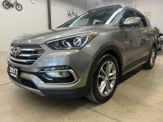 <p>Hold onto your hats!  This Santa Fe Ultimate truly is Ultimate - loaded with every option, the list is long....Heated/Cooled Duel Power Leather Seats, Heated rear seats, Extra Large Pano Roof, Power Rear Gate, Rear Sunshades, Navigation, Back-Up Camera, Sat Radio...the list long and it is super clean inside and out ---  arrive in style! </p><p>All Vehicles are Sold Certified and come with a 3 month/3,000 km 1-Star Powertrain Drive Global Warranty (extended warranties and coverages available). </p><p>At LuckyDog we believe in transparency, thats why all our vehicles come with a complete CarFax Vehicle report to ensure your not buying a salvaged or rebuilt vehicle. </p><p>* While every reasonable effort is made to ensure the accuracy of this information, some vehicle information may not be exactly as shown. </p>