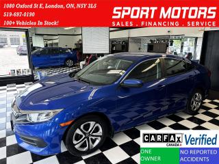 Used 2016 Honda Civic LX+Camera+ApplePlay+Remot Start+CLEAN CARFAX for sale in London, ON
