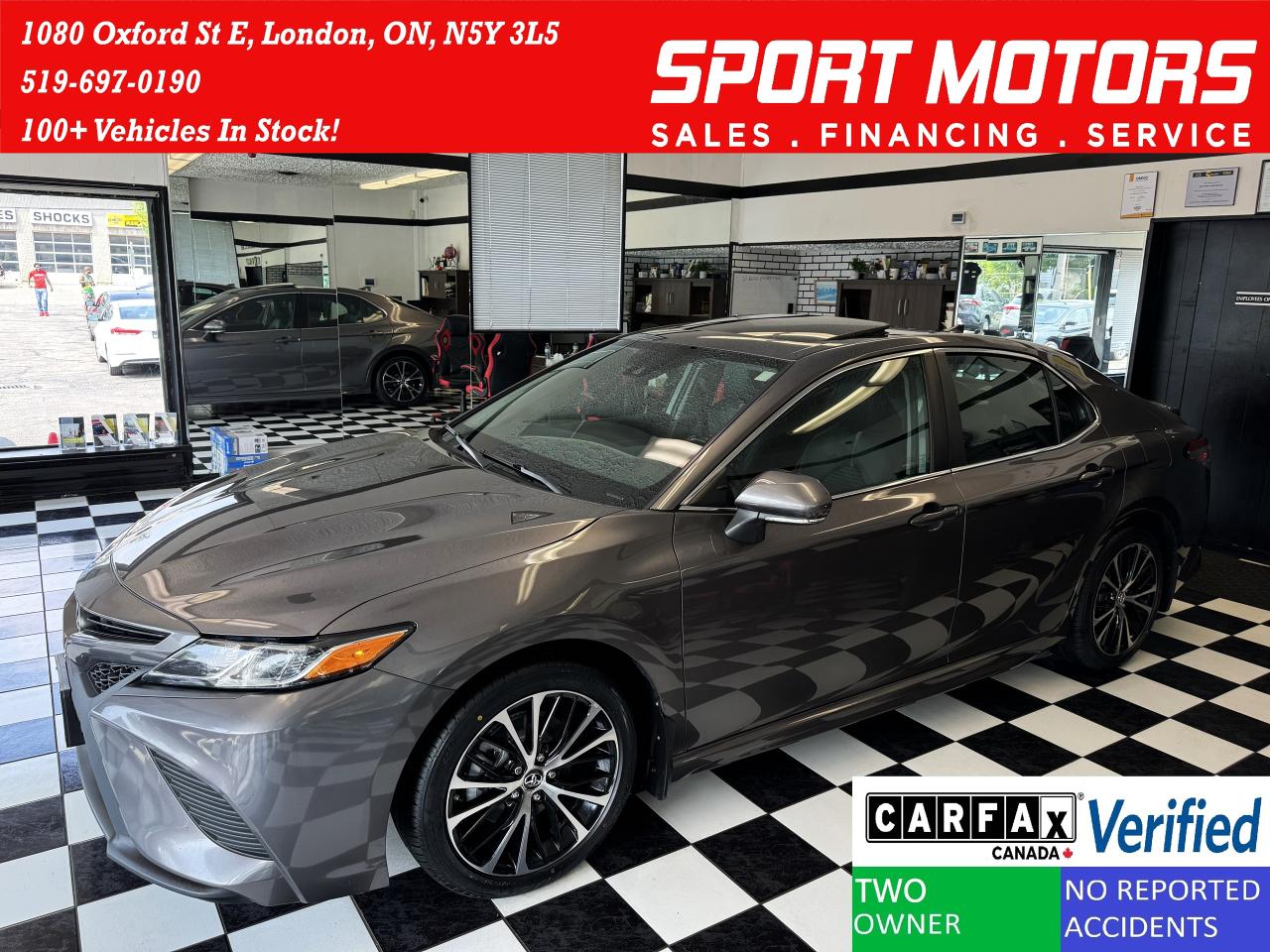 2019 Toyota Camry SE Upgrade+Roof+LaneKeep+New Tires+CLEAN CARFAX - Photo #1