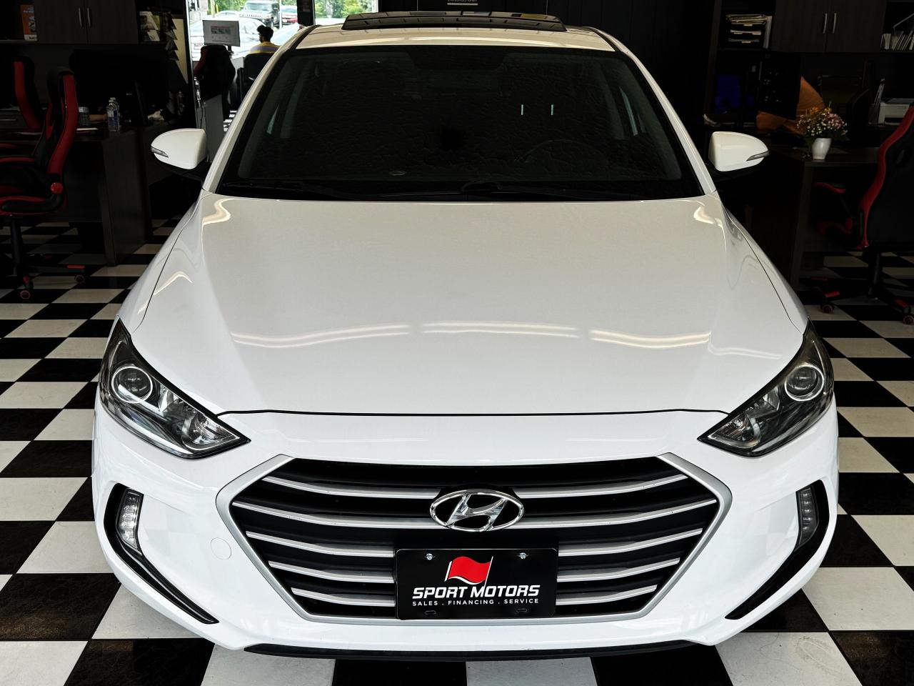 2017 Hyundai Elantra GLS+Sunroof+Blind Spot+A/C+Camera+CLEAN CARFAX Photo9