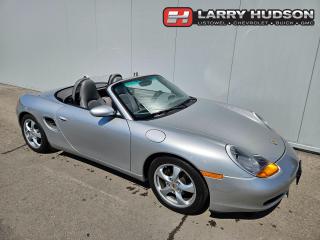 *Cash Purchase Only - Financing Unavailable. 

<br> This Porsche Boxster features a 2.7L DOHC 6-Cylinder Engine, 5-Speed Manual Transmission, Arctic Silver Metallic Exterior, Grey Leather Interior, Power Cloth Convertible Top w/ Cloth Headliner, Front & Rear Crush Zones, Power Windows, Telescoping Steering Column, Power Assisted Rack & Pinion Steering, Automatic Climate Control System, Tinted Glass w/ Graduated Tint for Windshield, Stainless Steel Exhaust, Windshield Wipers w/ Heated Washer Nozzles, Energy-Absorbing Light-Alloy Bumpers, Front Fog Lights Integrated w/ Headlights, Rear Fog Light. 

<br> <br><i>-- The Larry Hudson Group is a family run automotive organization that has enjoyed growth for over 40 years of business. We have a great selection of new inventory and what we feel are the best reconditioned used cars in Ontario. Hudsons NEED your trade. We can offer you top market value for your current vehicle. Please come and partake in a great buying experience with the Larry Hudson Group in Listowel. FREE CarFax report available with every used vehicle! --</i>