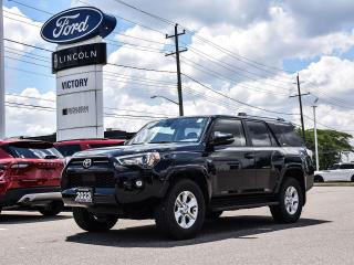 The 2023 Toyota 4Runner 4x4 SR5, a standout addition to our inventory, is now available at Victory Ford Lincoln. Elevate your driving experience with this exceptional model.<br>
On this 4Runner 4x4 SR5 you will find features like;<br><br>

Heated Leather Seats <br>
Heated Steering Wheel <br>
Panoramic Sunroof <br>
Adaptive Cruise Control <br>
Lane Keeping Aid <br>
Navigation <br>
Dual Zone Climate <br>
Power Windows <br>
Power Locks <br>
Power Seats <br>
and so much more!!
<br><br>Special Sale price listed is available to finance purchases only on approved credit. Price of vehicle may differ with other forms of payment.<br><br> ***3 month comprehensive warranty included on vehicles under ten years old and with less than 160,000KM<br><br>We use no hassle no haggle live market pricing!  Save money and time. <br>All prices shown include all fees. Reconditioning and Full Detailing. Taxes and Licensing extra. <br><br>All Pre-Owned vehicles come standard with one key. If we received additional keys from the previous owner they will be with the vehicle upon delivery at no cost. Additional keys may be purchased at customers requested and expense. <br><br>Book your appointment today!<br>