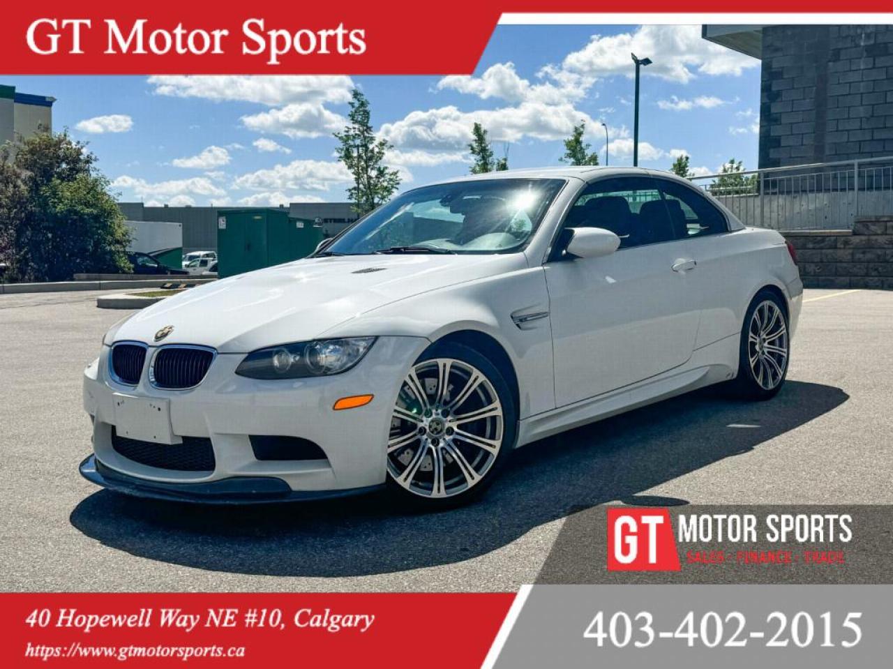 Used 2011 BMW M3 MANUAL CONVERTABLE | RED LEATHER | $0 DOWN for sale in Calgary, AB