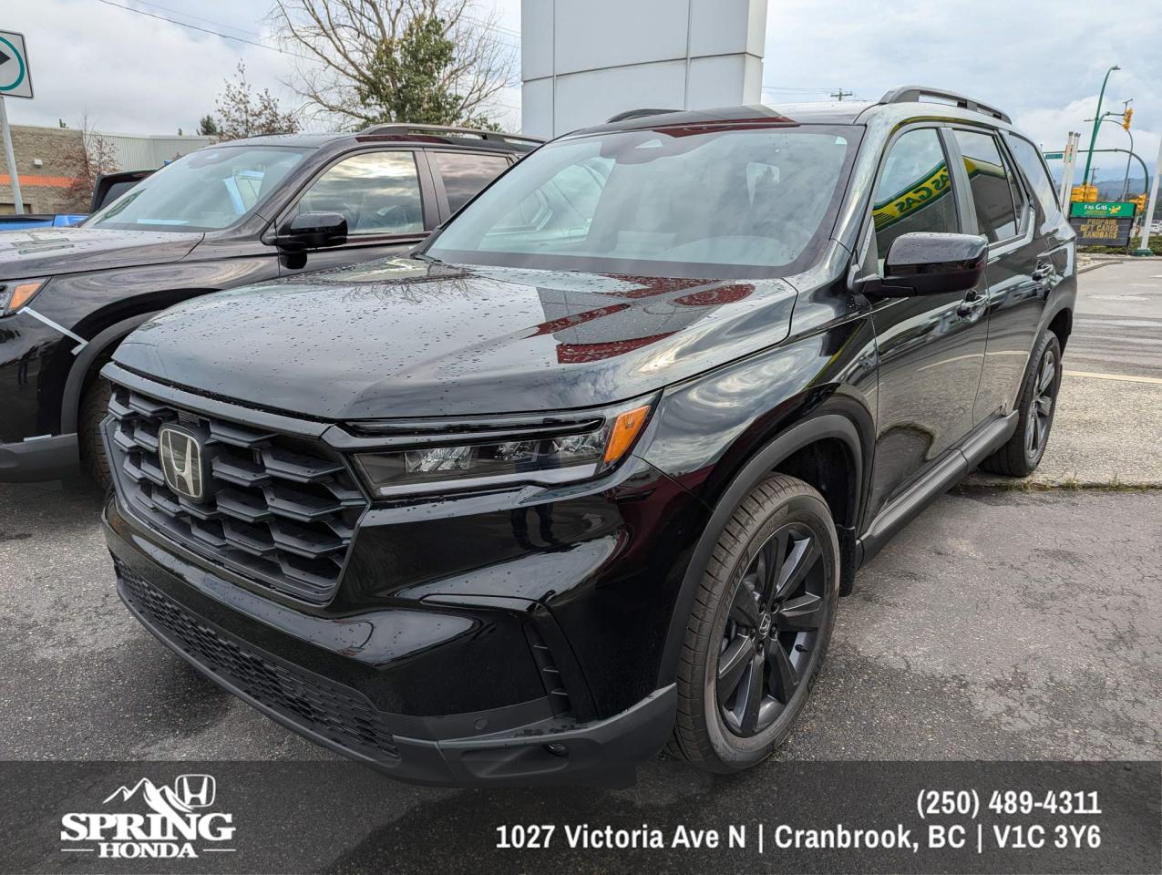 New 2025 Honda Pilot Sport PRICE INCLUDES: FREIGHT & PDI, XPEL - PAINT PROTECTION FILM, ALL SEASON MATS, BLOCK HEATER, PREMIUM PAINT for sale in Cranbrook, BC