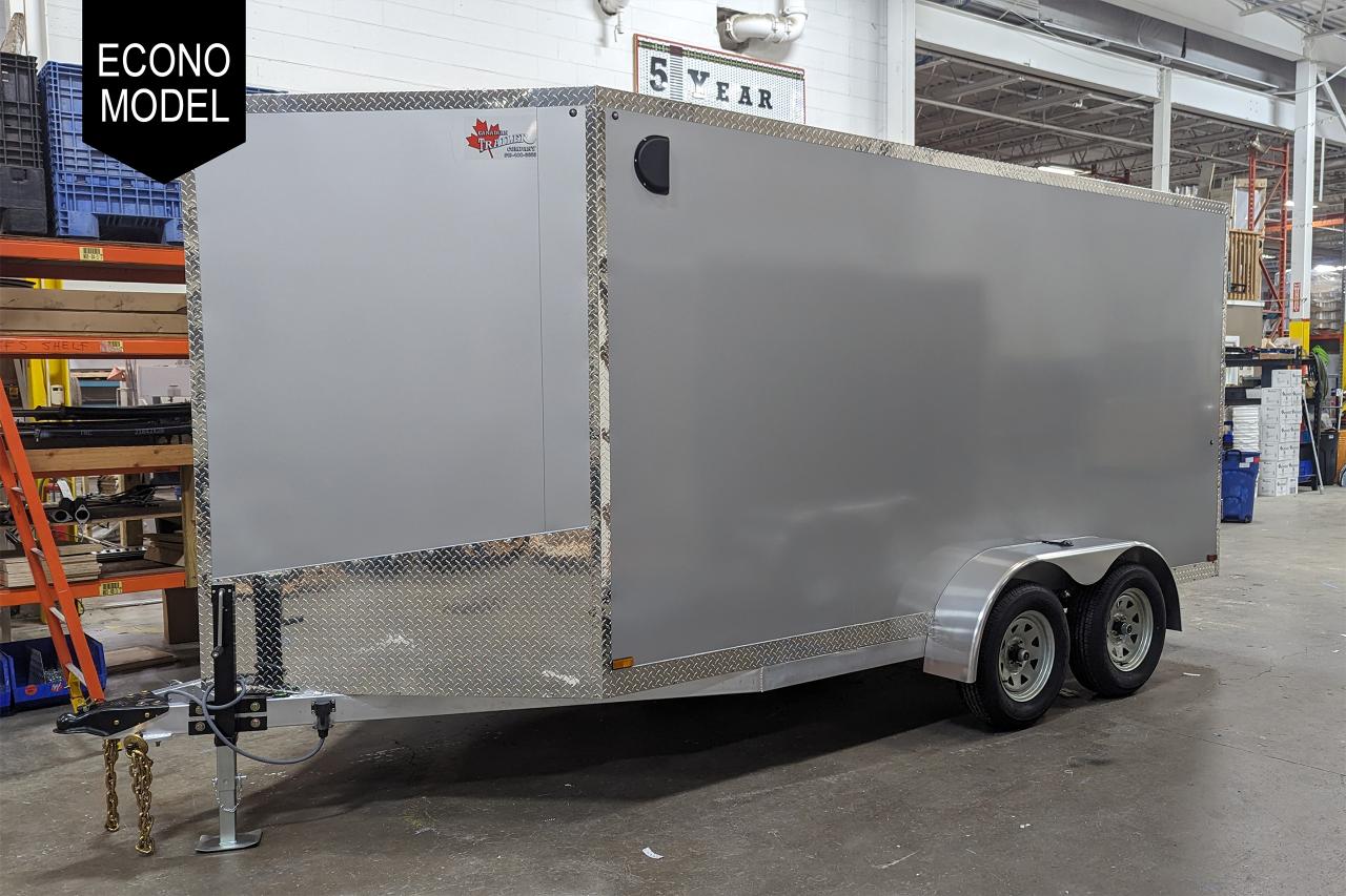 New 2024 Canadian Trailer Company 7x14 V Nose Cargo Trailer Econo model for sale in Guelph, ON