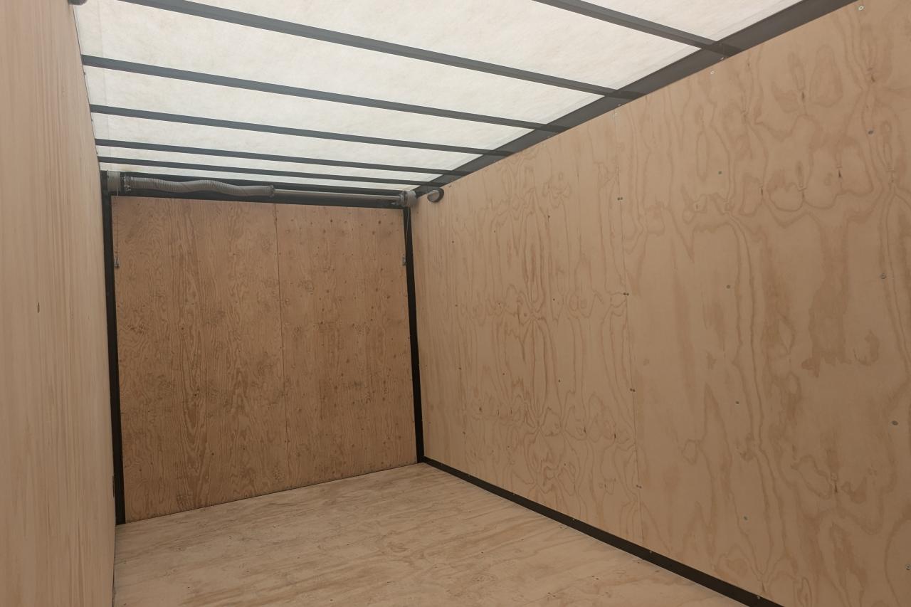 2024 Canadian Trailer Company 7x14 V Nose Cargo Trailer Steel tandem axle Photo11