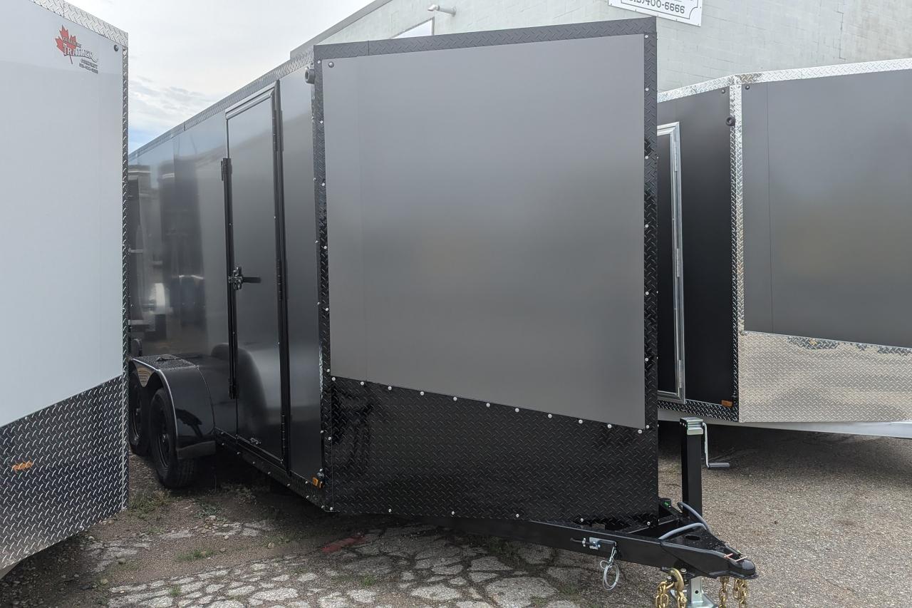 New 2024 Canadian Trailer Company 7x14 V Nose Cargo Trailer Steel tandem axle for sale in Guelph, ON