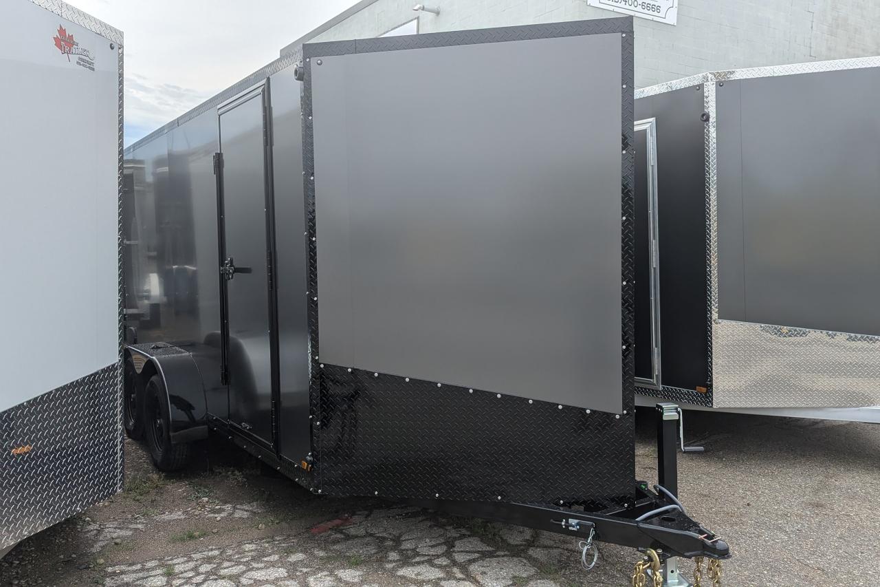 New 2024 Canadian Trailer Company 7x14 V Nose Cargo Trailer Steel tandem axle for sale in Guelph, ON