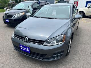 <p>2016 Volkswagen Golf TSI model!! Excellent condition. 4 cylinder, automatic. Bluetooth, steering wheel controls, power locks, power windows. Excellent gas mileage. Very reliable model. Security system, heated mirrors, heated seats!</p>