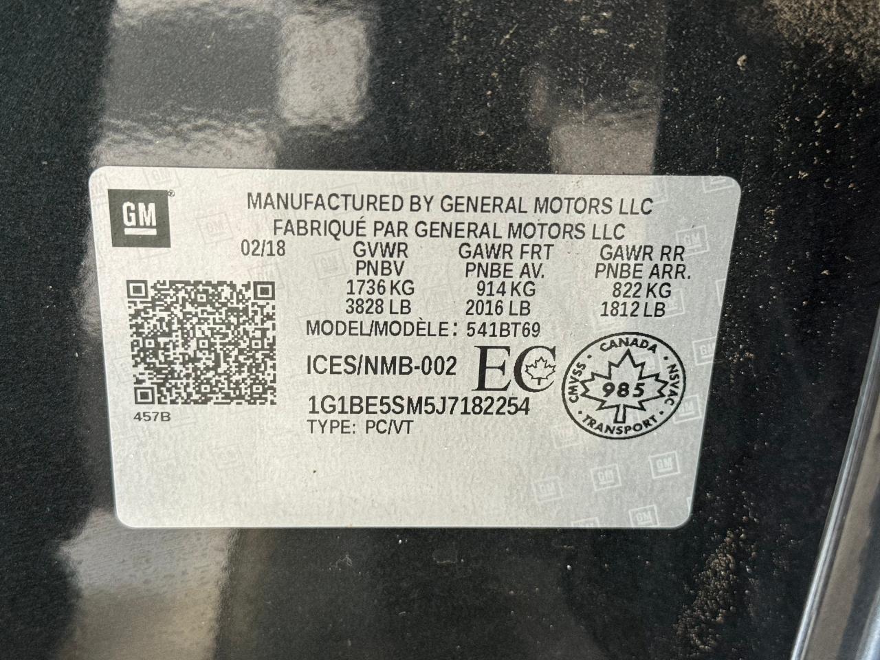 2018 Chevrolet Cruze LT+Remote Start+ApplePlay+HeatedSeats+CLEAN CARFAX Photo39