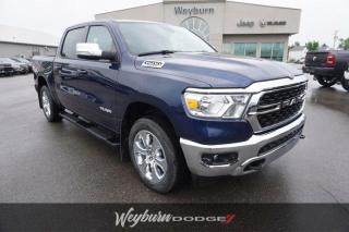Used 2022 RAM 1500 Big Horn | Heated Seats/Wheel | Remote Start | Alpine Stereo | 5.7 HEMI | Bed Liner | Low KM! | for sale in Weyburn, SK