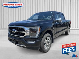 <b>Low Mileage, Leather Seats,  Cooled Seats,  Navigation,  Premium Audio,  360 Camera!</b><br> <br>    The Ford F-Series is the best-selling vehicle in Canada for a reason. Its simply the most trusted pickup for getting the job done. This  2022 Ford F-150 is for sale today. <br> <br>The perfect truck for work or play, this versatile Ford F-150 gives you the power you need, the features you want, and the style you crave! With high-strength, military-grade aluminum construction, this F-150 cuts the weight without sacrificing toughness. The interior design is first class, with simple to read text, easy to push buttons and plenty of outward visibility. With productivity at the forefront of design, the F-150 makes use of every single component was built to get the job done right!This low mileage  crew cab 4X4 pickup  has just 19,264 kms. Its  black in colour  . It has an automatic transmission and is powered by a  400HP 5.0L 8 Cylinder Engine.  This unit has some remaining factory warranty for added peace of mind. <br> <br> Our F-150s trim level is Platinum. Upgrading to this ultra premium Ford F-150 Platinum is a great choice as it comes fully loaded with premium features such as leather heated and cooled seats, satin chrome exterior accents, a proximity key with push button start, pro trailer backup assist and Ford Co-Pilot360 that features blind spot detection, evasion assist, pre-collision assist, parking sensors, automatic emergency braking and lane keep assist. Additional features include exclusive aluminum wheels, SYNC 4 with enhanced voice recognition featuring connected navigation, Apple CarPlay and Android Auto, FordPass Connect 4G LTE, adaptive cruise control, power adjustable pedals and running boards, a premium Bang and Oulfsen sound system with SiriusXM radio, cargo box lights, a smart device remote engine start, a heated leather steering wheel and a useful 360 degree view camera to help when backing out of tight spaces. This vehicle has been upgraded with the following features: Leather Seats,  Cooled Seats,  Navigation,  Premium Audio,  360 Camera,  Blind Spot Detection,  Apple Carplay. <br> To view the original window sticker for this vehicle view this <a href=http://www.windowsticker.forddirect.com/windowsticker.pdf?vin=1FTFW1E58NFB67987 target=_blank>http://www.windowsticker.forddirect.com/windowsticker.pdf?vin=1FTFW1E58NFB67987</a>. <br/><br> <br>To apply right now for financing use this link : <a href=https://www.progressiveautosales.com/credit-application/ target=_blank>https://www.progressiveautosales.com/credit-application/</a><br><br> <br/><br><br> Progressive Auto Sales provides you with the all the tools you need to find and purchase a used vehicle that meets your needs and exceeds your expectations. Our Sarnia used car dealership carries a wide range of makes and models for exceptionally low prices due to our extensive network of Canadian, Ontario and Sarnia used car dealerships, leasing companies and auction groups. </br>

<br> Our dealership wouldnt be where we are today without the great people in Sarnia and surrounding areas. If you have any questions about our services, please feel free to ask any one of our staff. If you want to visit our dealership, you can also find our hours of operation and location information on our Contact page. </br> o~o
