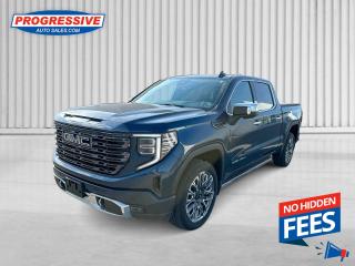 <b>Low Mileage, Sunroof,  Massage Seats,  Leather Seats,  Cooled Seats,  Head Up Display!</b><br> <br>    This professional grade Sierra 1500 has the proven GMC power you expect from your truck, ensuring that every haul, every trailering experience, and every family trip is handled like a pro. This  2023 GMC Sierra 1500 is for sale today. <br> <br>This redesigned GMC Sierra 1500 stands out against all other pickup trucks, with sharper, more powerful proportions that creates a commanding stance on and off the road. Next level comfort and technology is paired with its outstanding performance and capability. Inside, the Sierra 1500 supports you through rough terrain with expertly designed seats and a pro grade suspension. Inside, youll find an athletic and purposeful interior, designed for your active lifestyle. Get ready to live like a pro in this amazing GMC Sierra 1500! This low mileage  crew cab 4X4 pickup  has just 16,505 kms. Its  nice in colour  . It has an automatic transmission and is powered by a  420HP 6.2L 8 Cylinder Engine. <br> <br> Our Sierra 1500s trim level is Denali Ultimate. This unmistakable GMC Sierra 1500 Denali Ultimate comes fully loaded with luxurious full grain leather seats and authentic open-pore wood trim, a signature Denali Vader chrome grille and exclusive aluminum wheels, plus a massive 13.4 inch touchscreen display that is paired with wireless Apple CarPlay and Android Auto, a premium 12-speaker Bose audio system, SiriusXM, and a 4G LTE hotspot. Additionally, this stunning pickup truck also features heated and cooled front seats and heated second row seats, a spray-in bedliner, wireless device charging, IntelliBeam LED headlights, remote engine start, forward collision warning and lane keep assist, a trailer-tow package with hitch guidance, LED cargo area lighting, ultrasonic parking sensors, an HD surround vision camera, heads up display, trailer blind spot detection plus so much more! This vehicle has been upgraded with the following features: Sunroof,  Massage Seats,  Leather Seats,  Cooled Seats,  Head Up Display,  Bose Premium Audio,  Wireless Charging. <br> <br>To apply right now for financing use this link : <a href=https://www.progressiveautosales.com/credit-application/ target=_blank>https://www.progressiveautosales.com/credit-application/</a><br><br> <br/><br><br> Progressive Auto Sales provides you with the all the tools you need to find and purchase a used vehicle that meets your needs and exceeds your expectations. Our Sarnia used car dealership carries a wide range of makes and models for exceptionally low prices due to our extensive network of Canadian, Ontario and Sarnia used car dealerships, leasing companies and auction groups. </br>

<br> Our dealership wouldnt be where we are today without the great people in Sarnia and surrounding areas. If you have any questions about our services, please feel free to ask any one of our staff. If you want to visit our dealership, you can also find our hours of operation and location information on our Contact page. </br> o~o