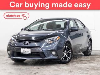 Used 2016 Toyota Corolla LE w/ Upgrade Pkg w/ Heated Front Seats, Cruise Control, Power Sunroof for sale in Toronto, ON
