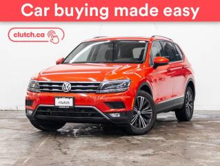 Used 2018 Volkswagen Tiguan Highline AWD w/ Apple CarPlay & Android Auto, Heated Front Seats, Heated Steering Wheel for sale in Toronto, ON