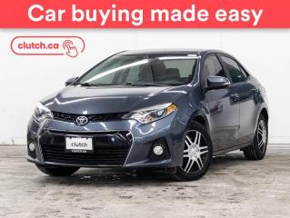 Used 2016 Toyota Corolla S w/ Backup Cam, Bluetooth, Heated Front Seats for sale in Toronto, ON