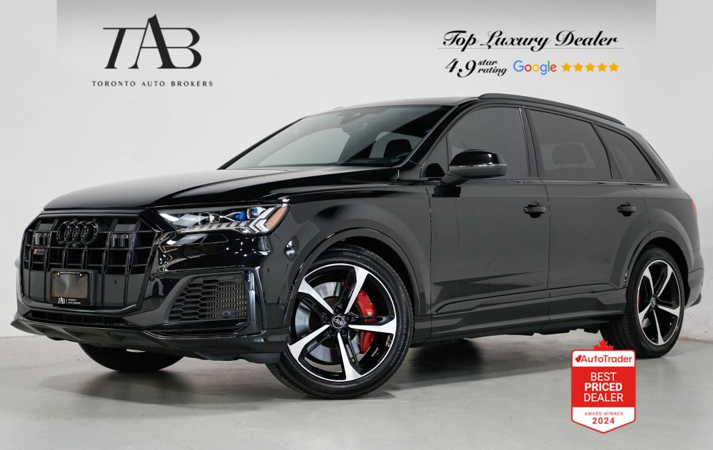 Used 2022 Audi SQ7 4.0 TFSI PREMIUM PLUS V8 7 PASS 21 IN WHEELS for Sale in Vaughan, Ontario
