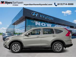 <b>All-Wheel Drive,  Push-Button Start,  Bluetooth,  Heated Seats,  Rear View Camera!</b><br> <br>  Compare at $16470 - Our Price is just $15990! <br> <br>   The 2016 Honda CR-V separates itself from its competitors with exceptional fuel economy, adult-sized room in both seating rows, more cargo capacity, and an appealing roster of tech and safety features. This  2016 Honda CR-V is fresh on our lot in Ottawa. <br> <br>In a world filled with to-do lists, the Honda CR-V is designed to adapt to your everyday needs. So whether youre hauling sports gear, picking up groceries, or taking your friends out for a spin, theres plenty of room, and then some. On top of its versatility, you get the fuel efficiency and reliability youd expect from a Honda. From the modern interior to the sleek exterior, life looks good with a CR-V. This  SUV has 217,855 kms. Its  silver in colour  . It has an automatic transmission and is powered by a  185HP 2.4L 4 Cylinder Engine.  <br> <br> Our CR-Vs trim level is SE. Built with performance and utility in mind, the SE trim includes 17-inch alloy wheels, all-wheel drive, push-button start, fog lights, 160W 6 speaker audio, LED running lights, Bluetooth, a backup camera, heat front seats, and many other features. This vehicle has been upgraded with the following features: All-wheel Drive,  Push-button Start,  Bluetooth,  Heated Seats,  Rear View Camera,  17 Aluminum Wheels. <br> <br/><br>*LIFETIME ENGINE TRANSMISSION WARRANTY NOT AVAILABLE ON VEHICLES WITH KMS EXCEEDING 140,000KM, VEHICLES 8 YEARS & OLDER, OR HIGHLINE BRAND VEHICLE(eg. BMW, INFINITI. CADILLAC, LEXUS...)<br> Come by and check out our fleet of 30+ used cars and trucks and 70+ new cars and trucks for sale in Ottawa.  o~o
